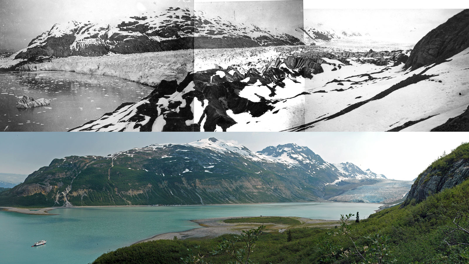 Glacier before and after - the cost of inaction